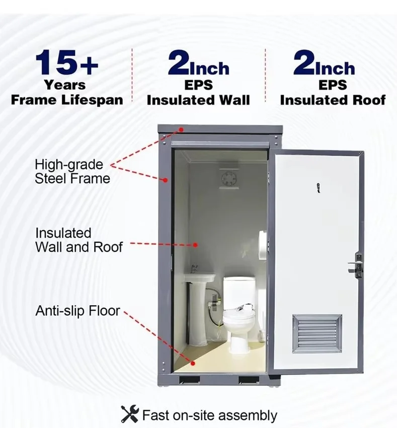 Double Mobile Toilet